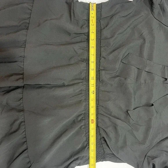 NINE EIGHT NEW YORK Sz 3X Black Mock Neck, Peasant, Tiered Women's Dress - Picture 7 of 8